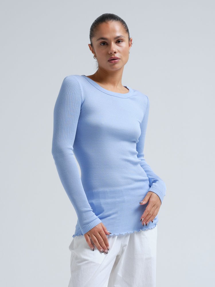 Silky Fiore light blue - HEY LOU STUDIO