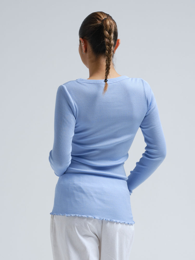 Silky Fiore light blue