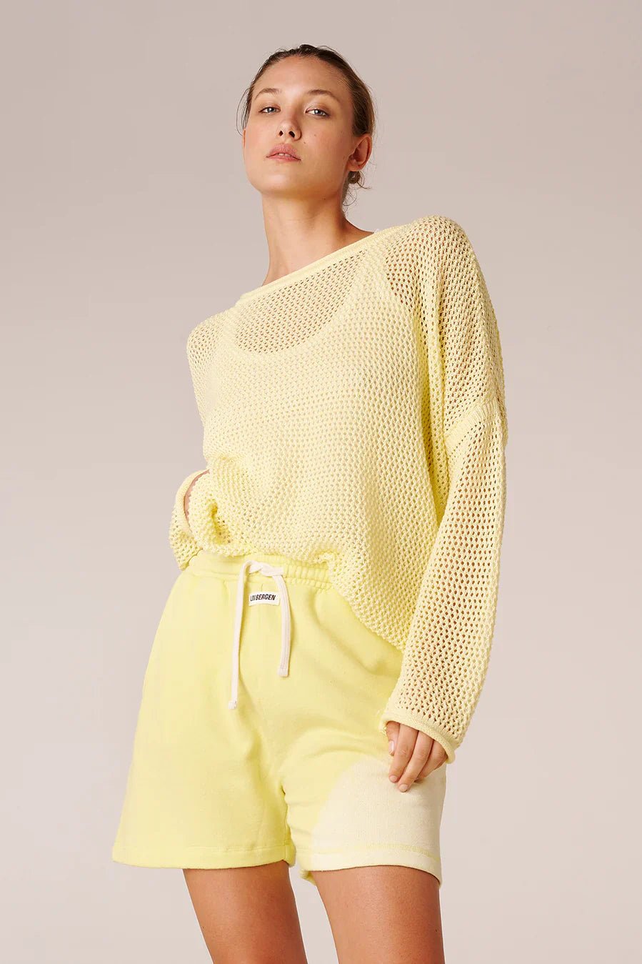 Kora bleached canary yellow - HEY LOU STUDIO