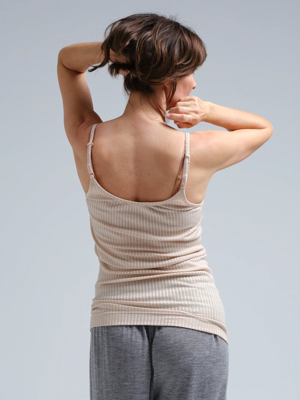 Silky Sofia Rosie Beige - HEY LOU STUDIO