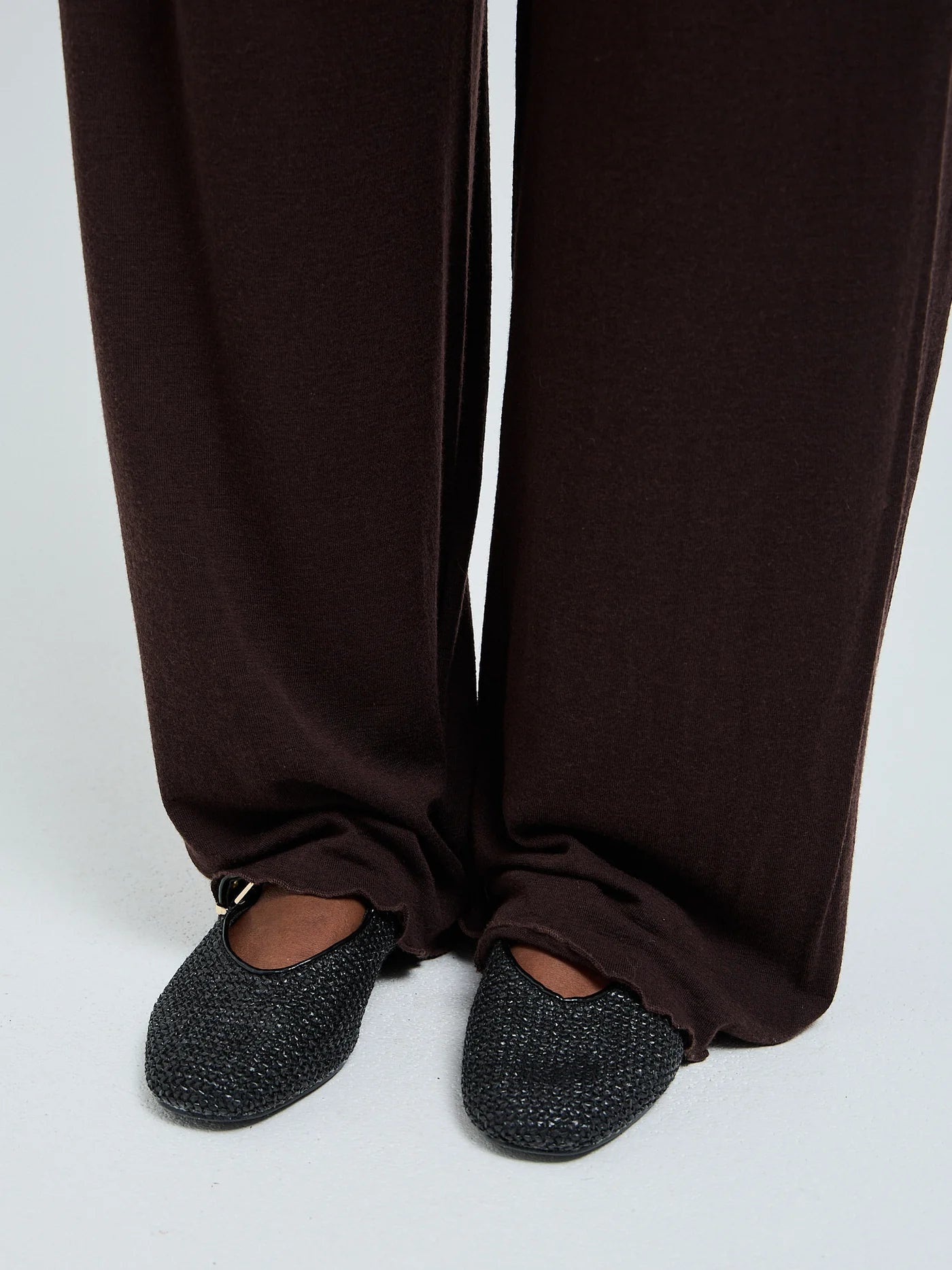 Woolen Barbera Hose dark brown