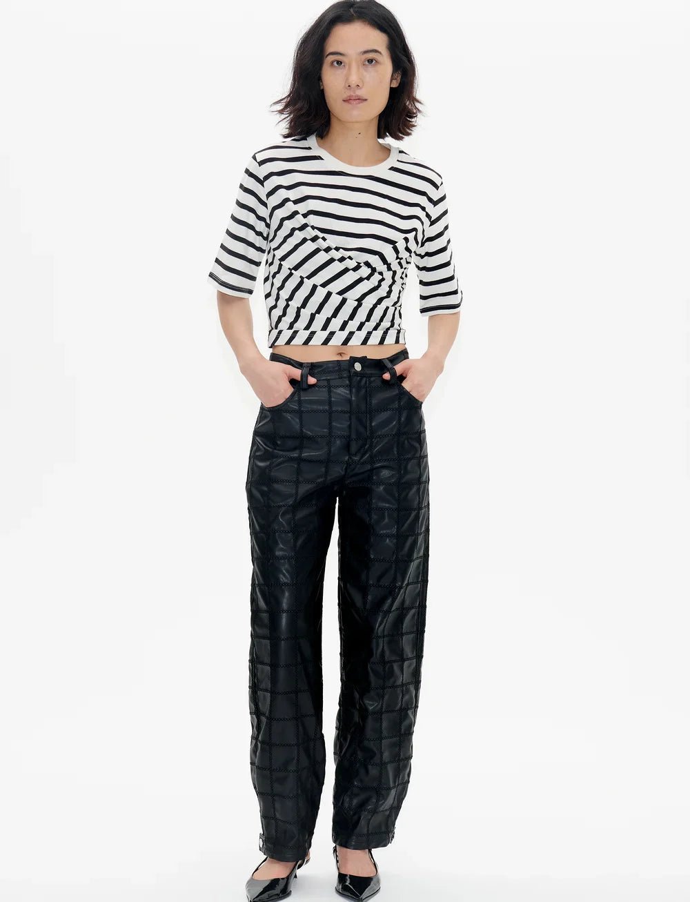 NIKITA Kunstlederhose - HEY LOU STUDIO