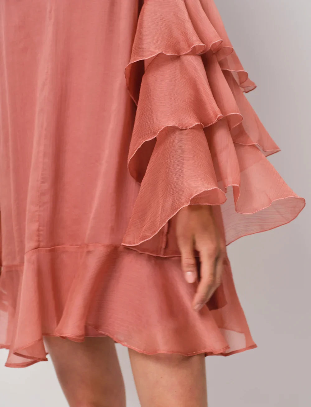 Solstice boho Chiffon Short dress