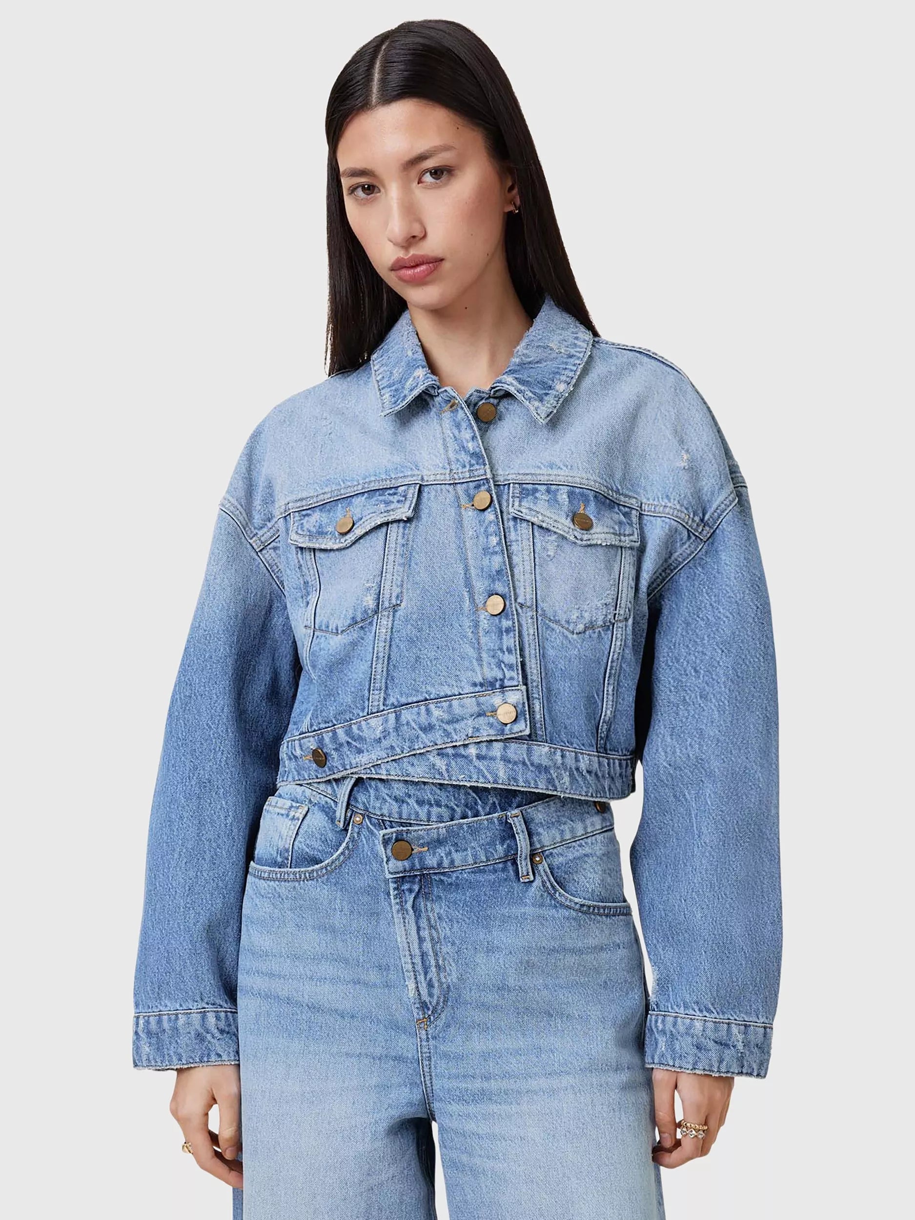 AKI Crossover Jacket Light indigo UK