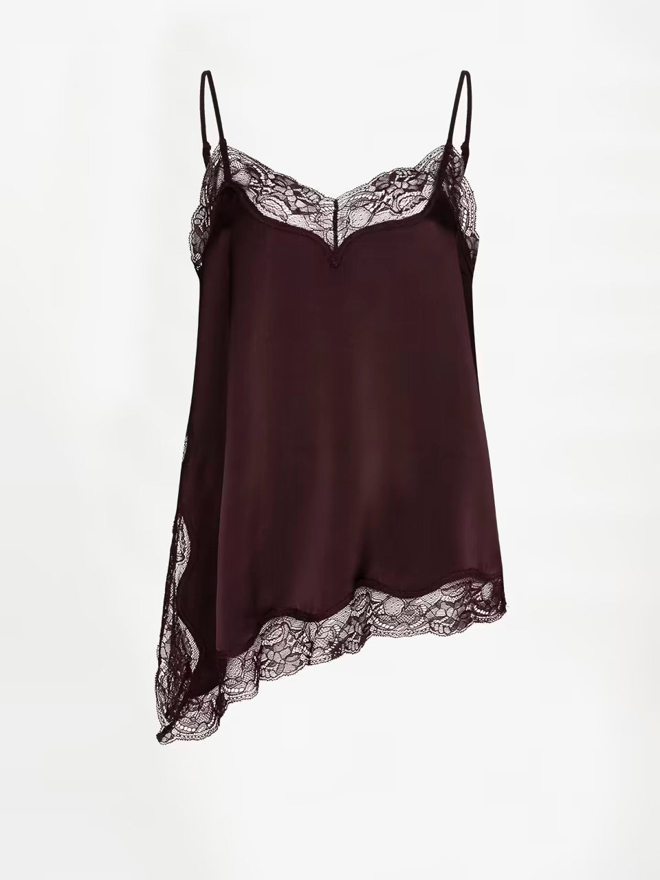 Dawna Satin Camisole dark plum