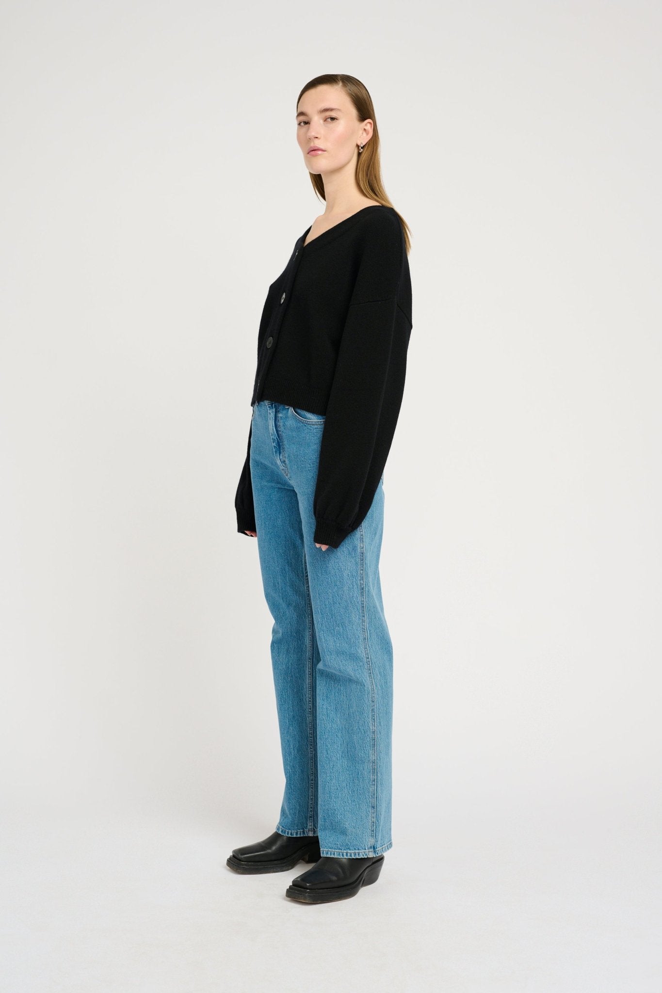 ManziGZ wool cardigan noos - HEY LOU STUDIO