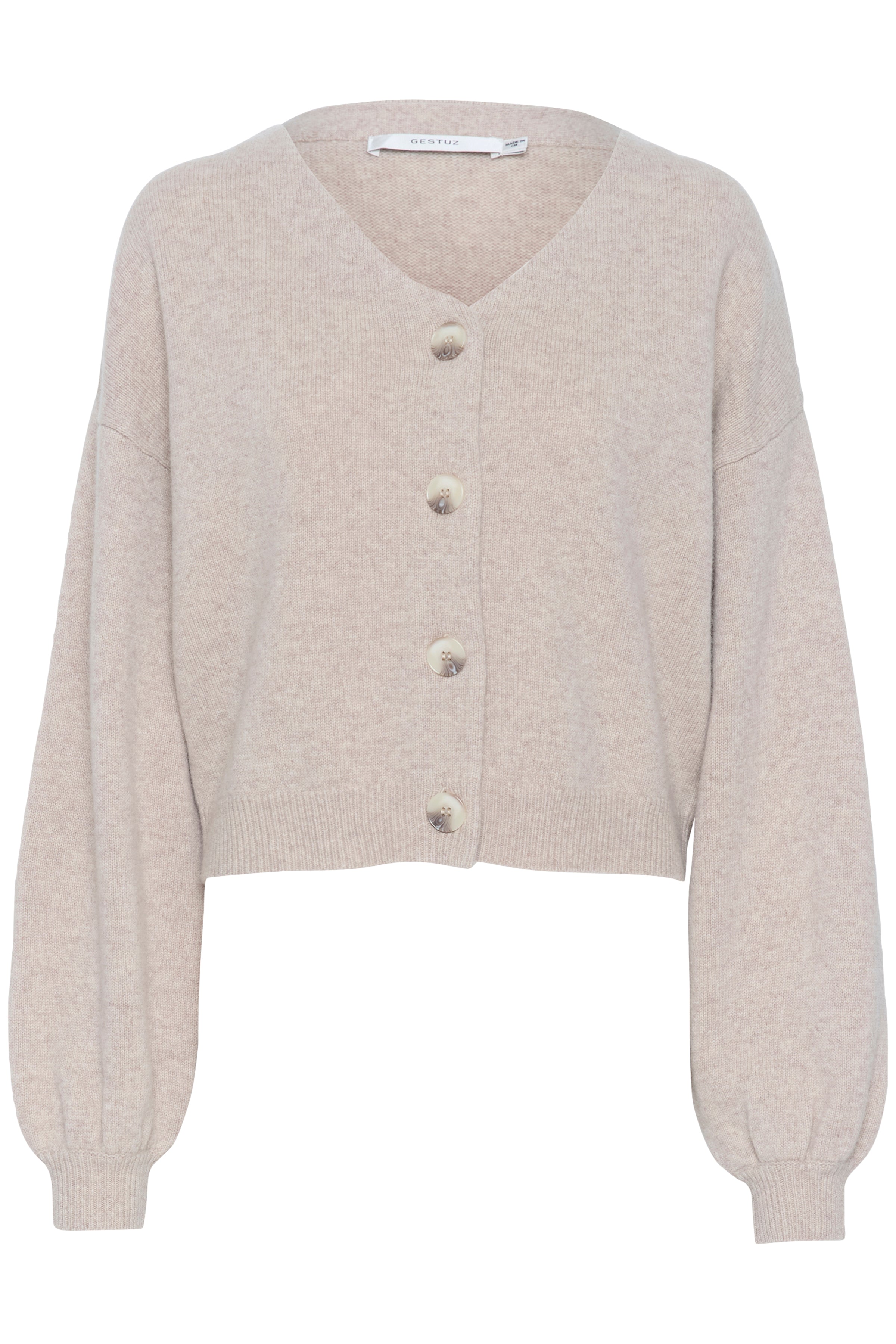 ManziGZ wool cardigan noos string melange
