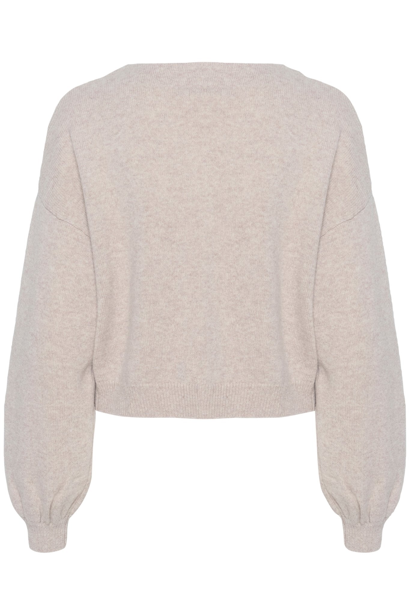 ManziGZ wool cardigan noos string melange - HEY LOU STUDIO