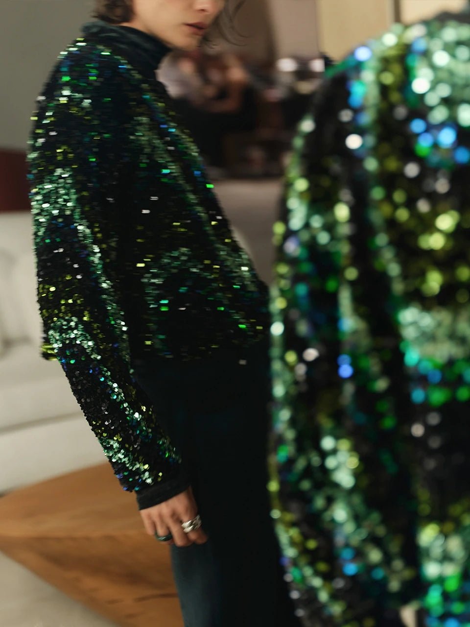 Dante6 - Lizy sequins top - HEY LOU STUDIO