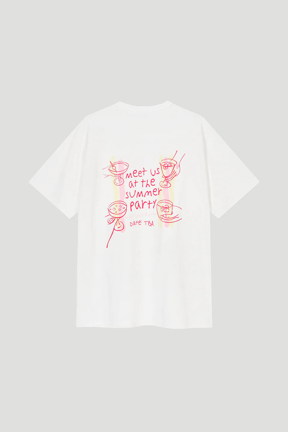 BF T-Shirt Summer Party Stripe