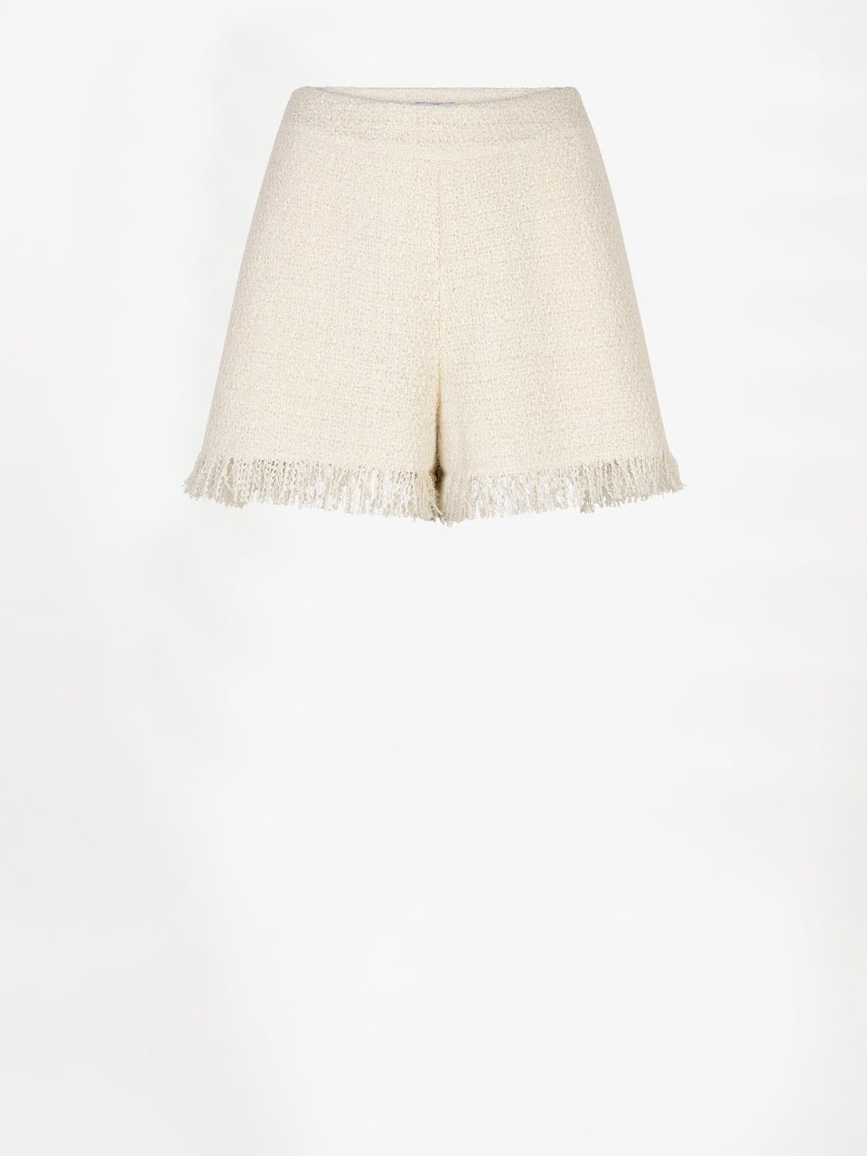 Yubi fringe boucle shorts - HEY LOU STUDIO