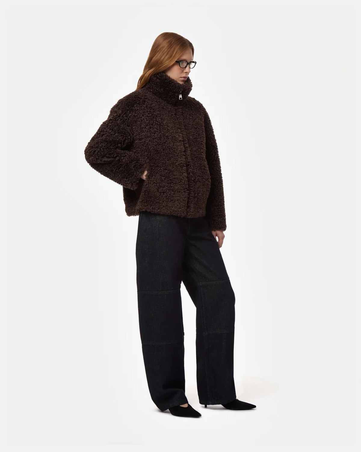 Brooks Bouclé Coat - HEY LOU STUDIO