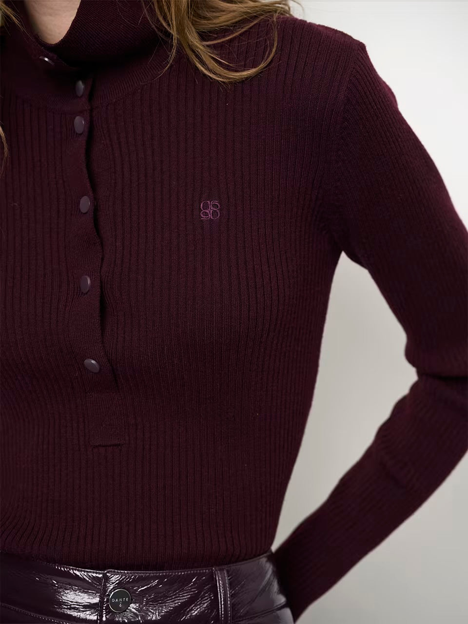 Dante6 Strick Poloshirt