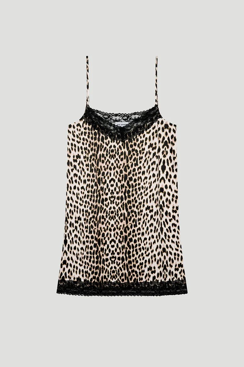 Belle Negligee Dress Leo/black - HEY LOU STUDIO