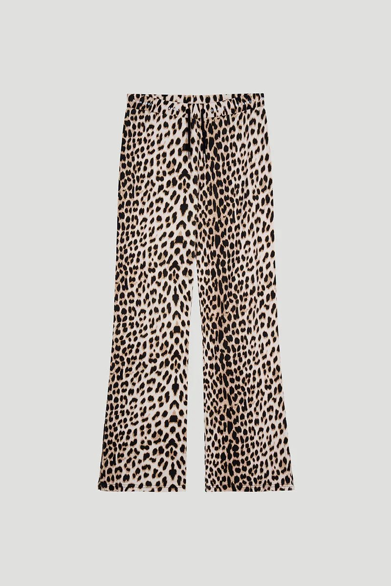 Rosie Slit Pants Leo - HEY LOU STUDIO