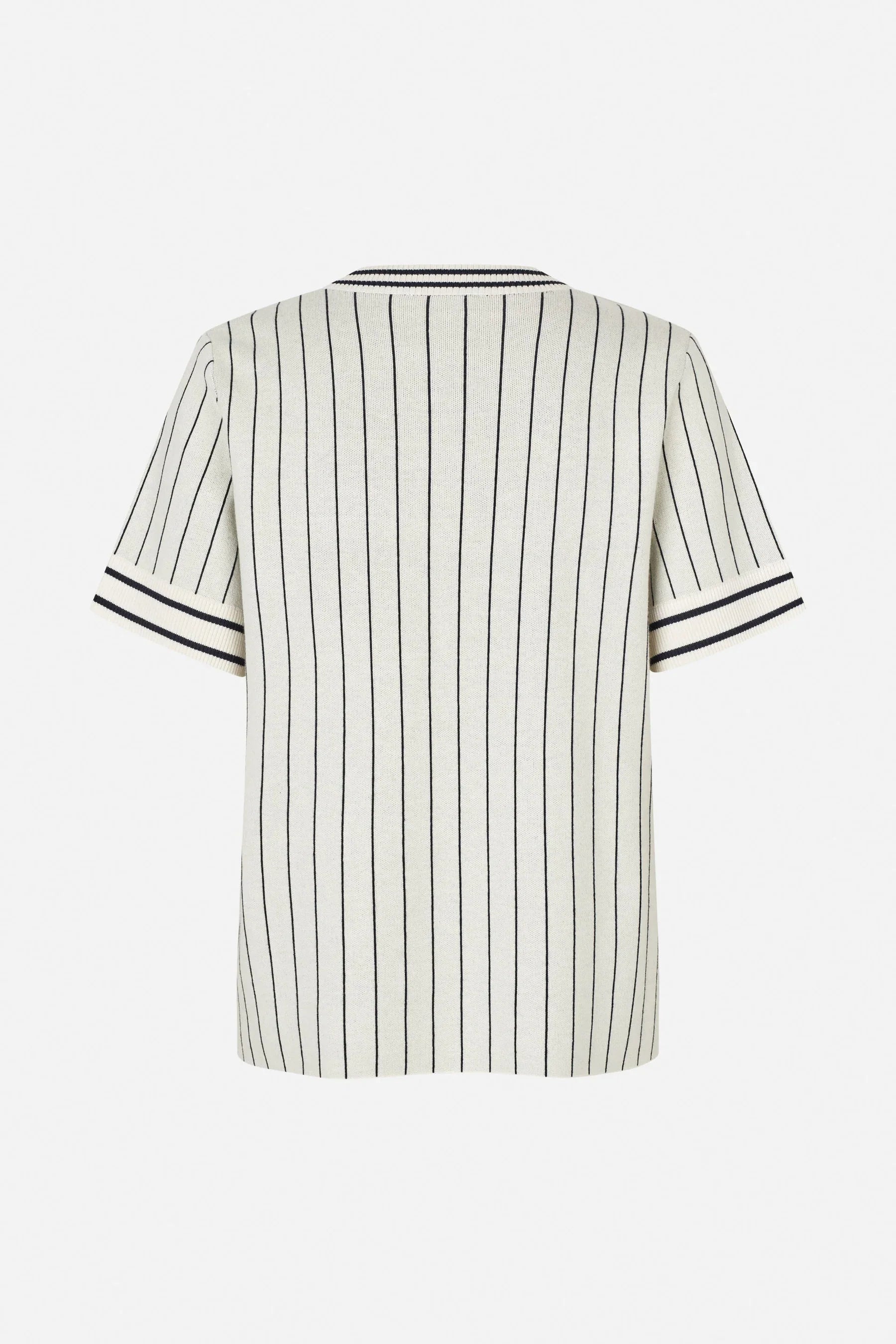 CANNIE Creme Navy stripe