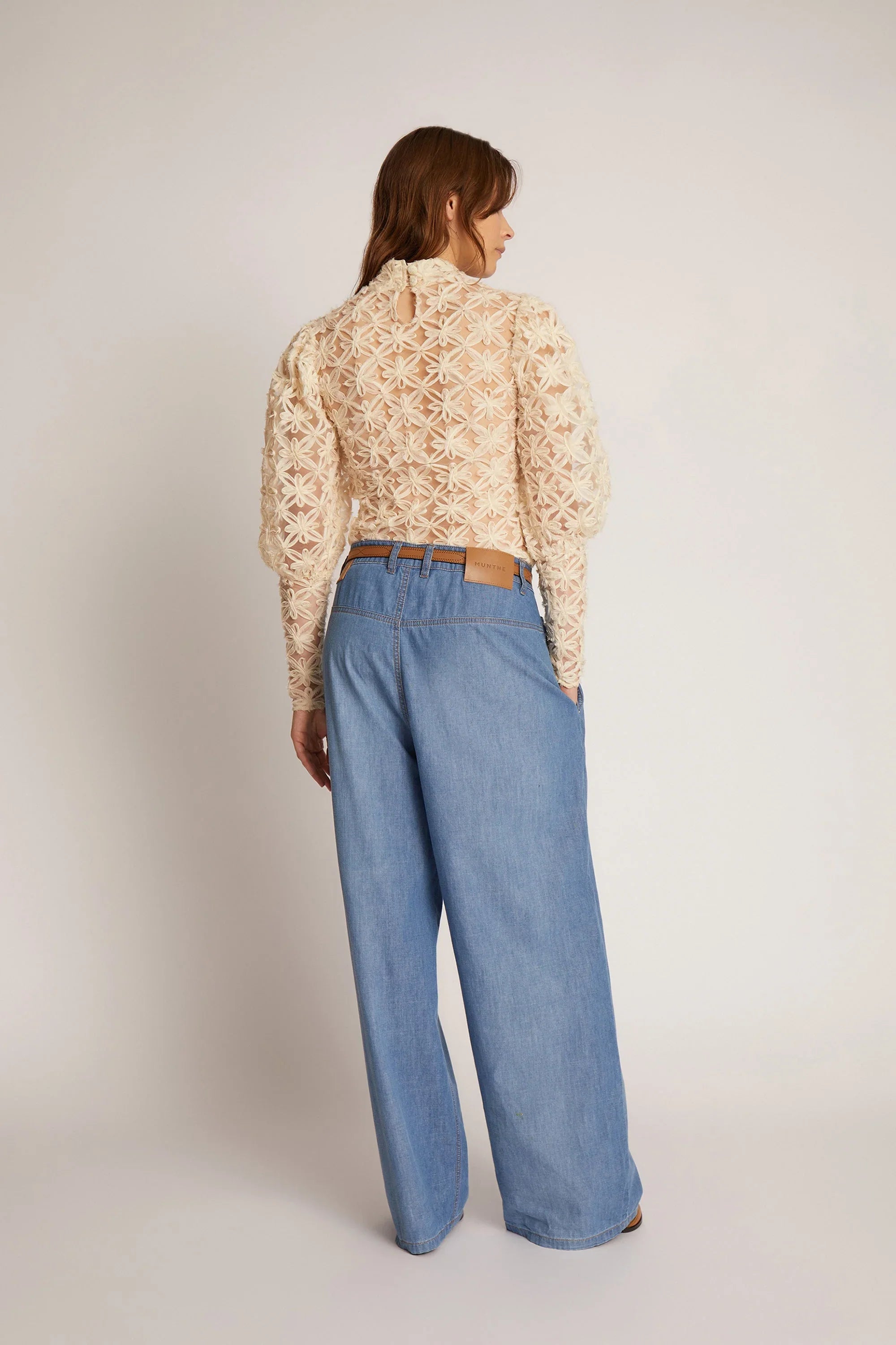 THIKI Bluse Creme