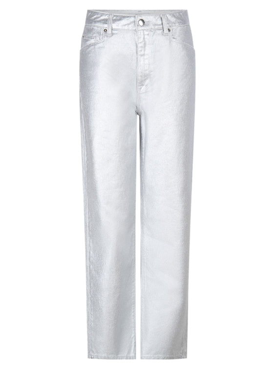 D6 Axelle straight jeans silver