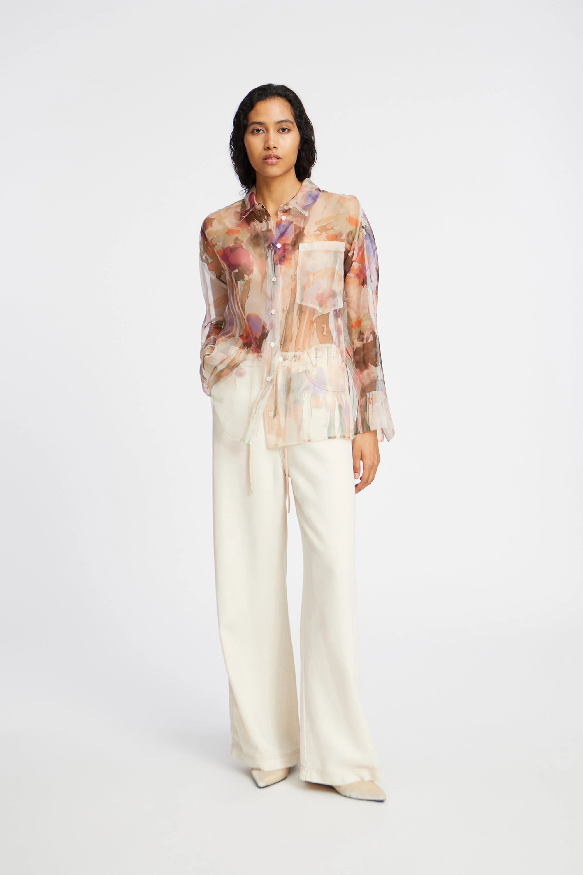 PRIAM Silk Bluse