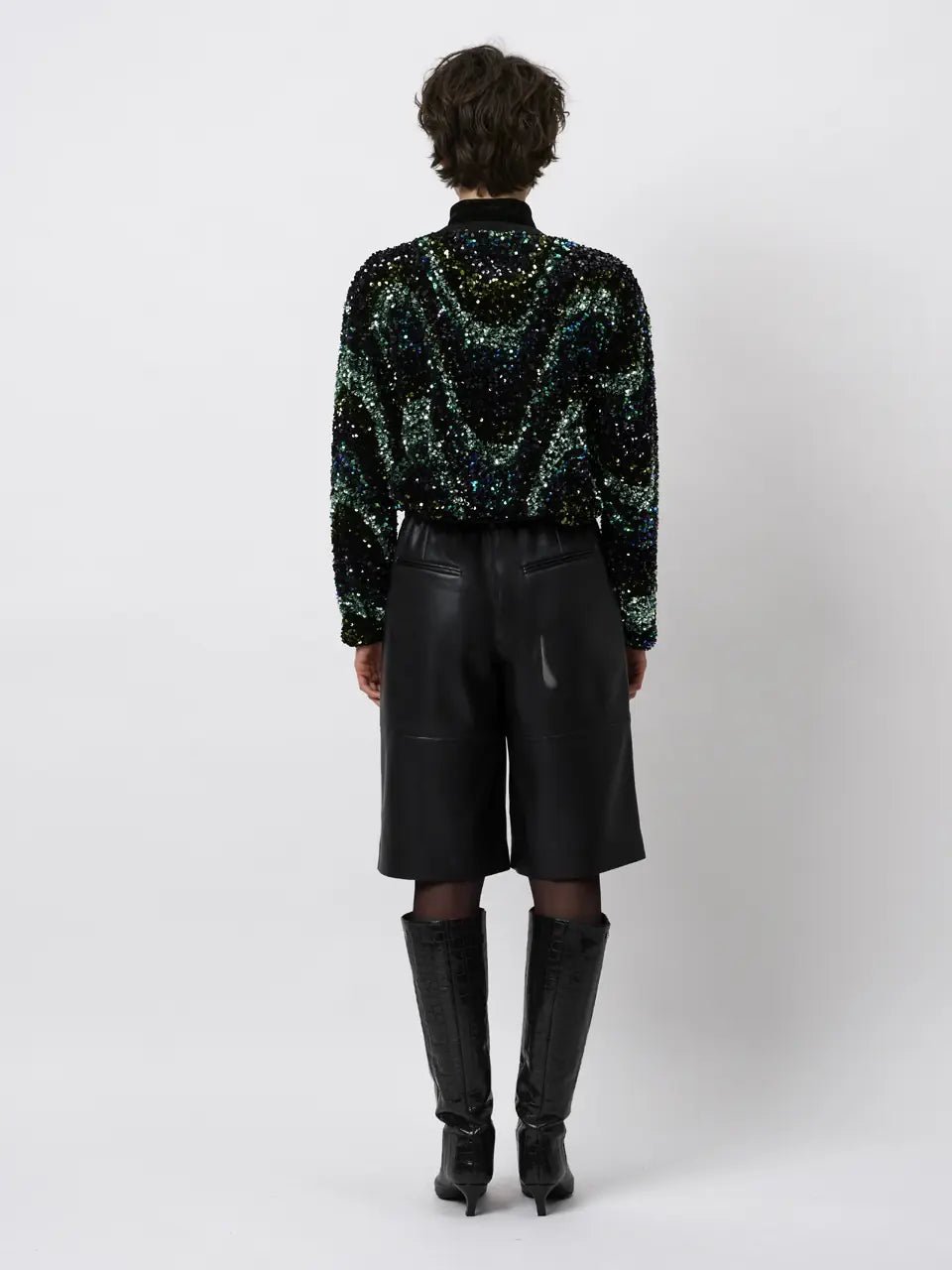 Dante6 - Lizy sequins top - HEY LOU STUDIO