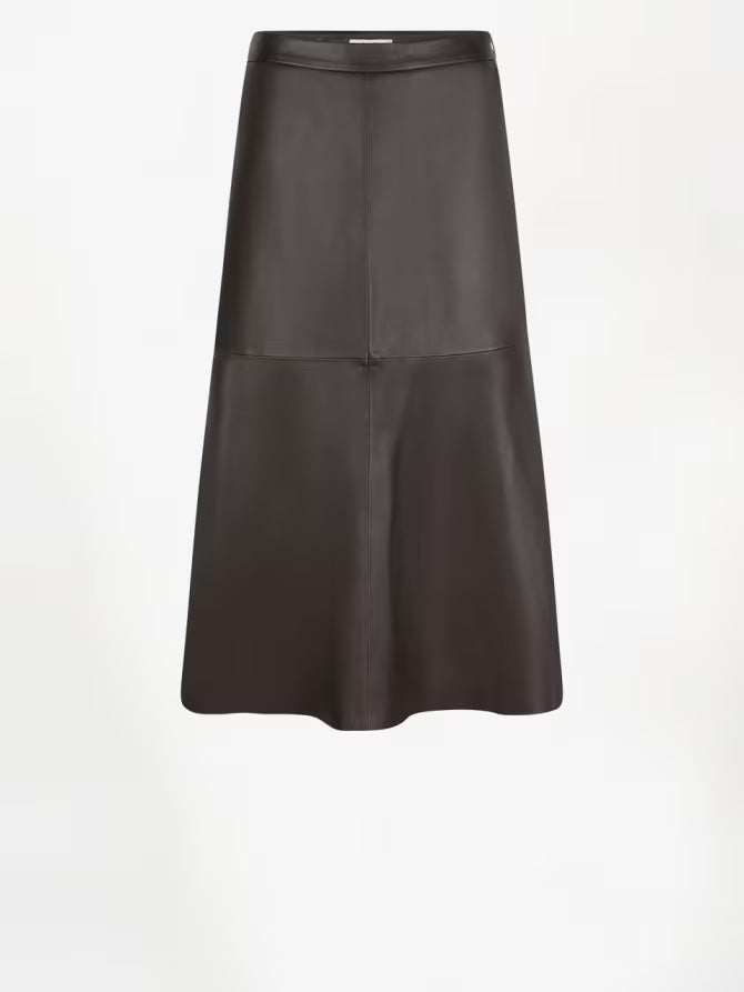 Dante6 Colleen flared leather skirt