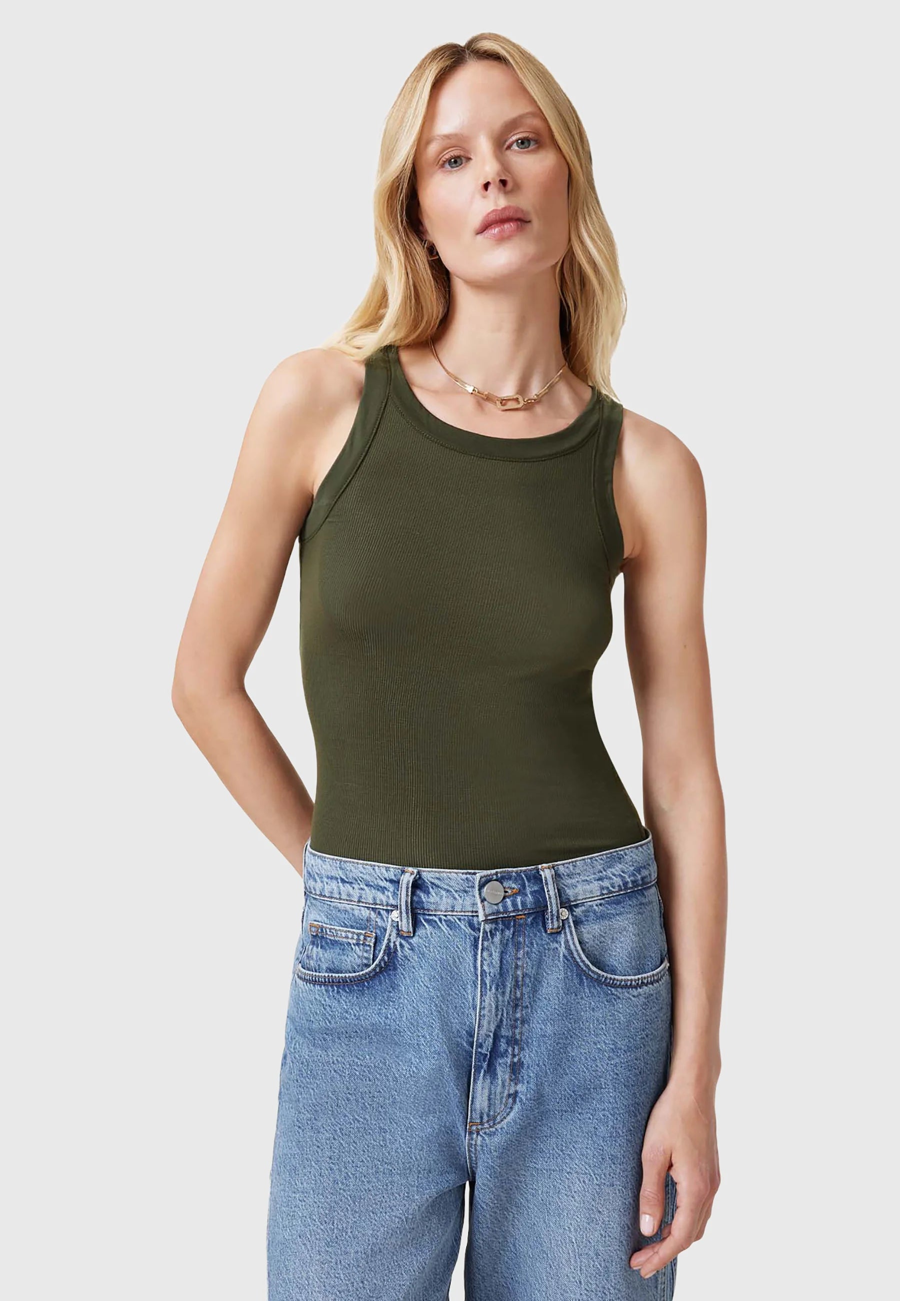 RINA Tank grape leaf green