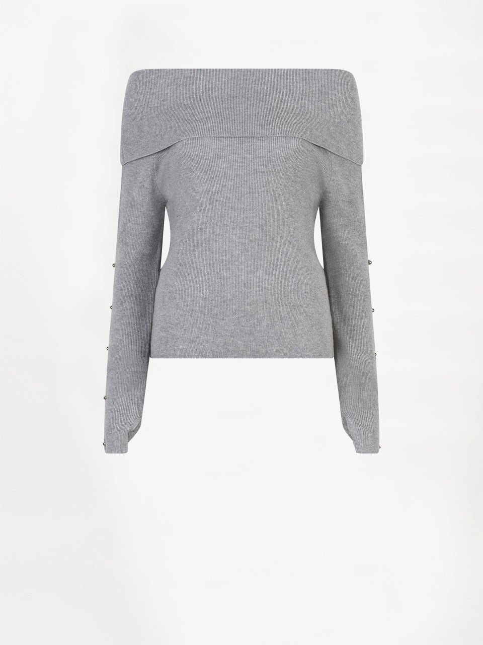 Off - Shoulder Pullover - HEY LOU STUDIO