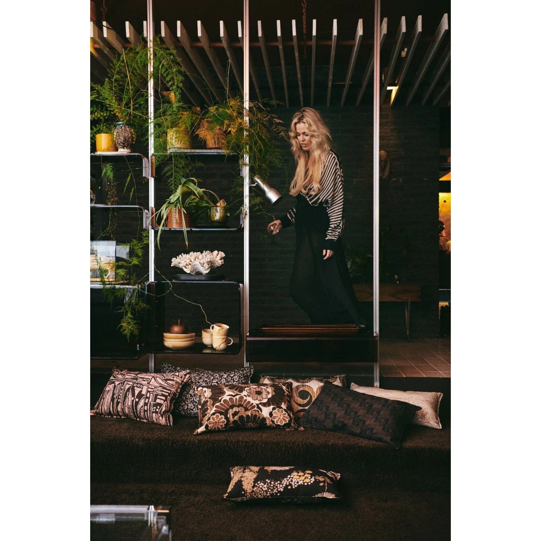 DORIS for HKLIVING: cushion vintage (60x40cm)