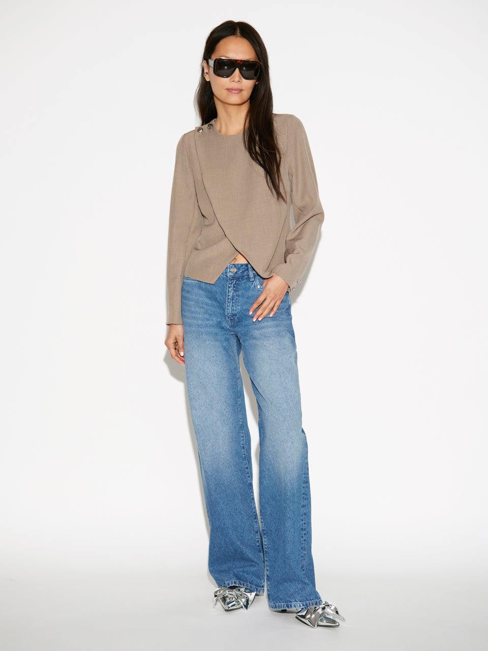 Nuit Wide leg Jeans - HEY LOU STUDIO