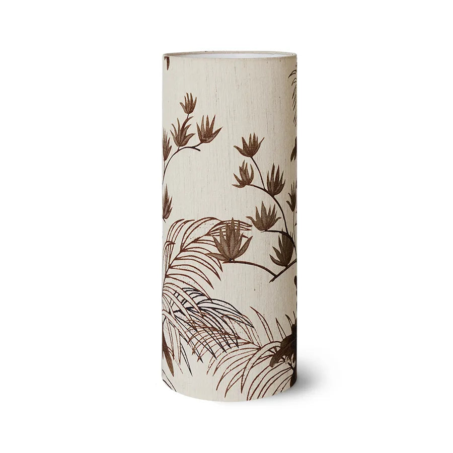Cylinder lamp shade floral (ø28,5cm)