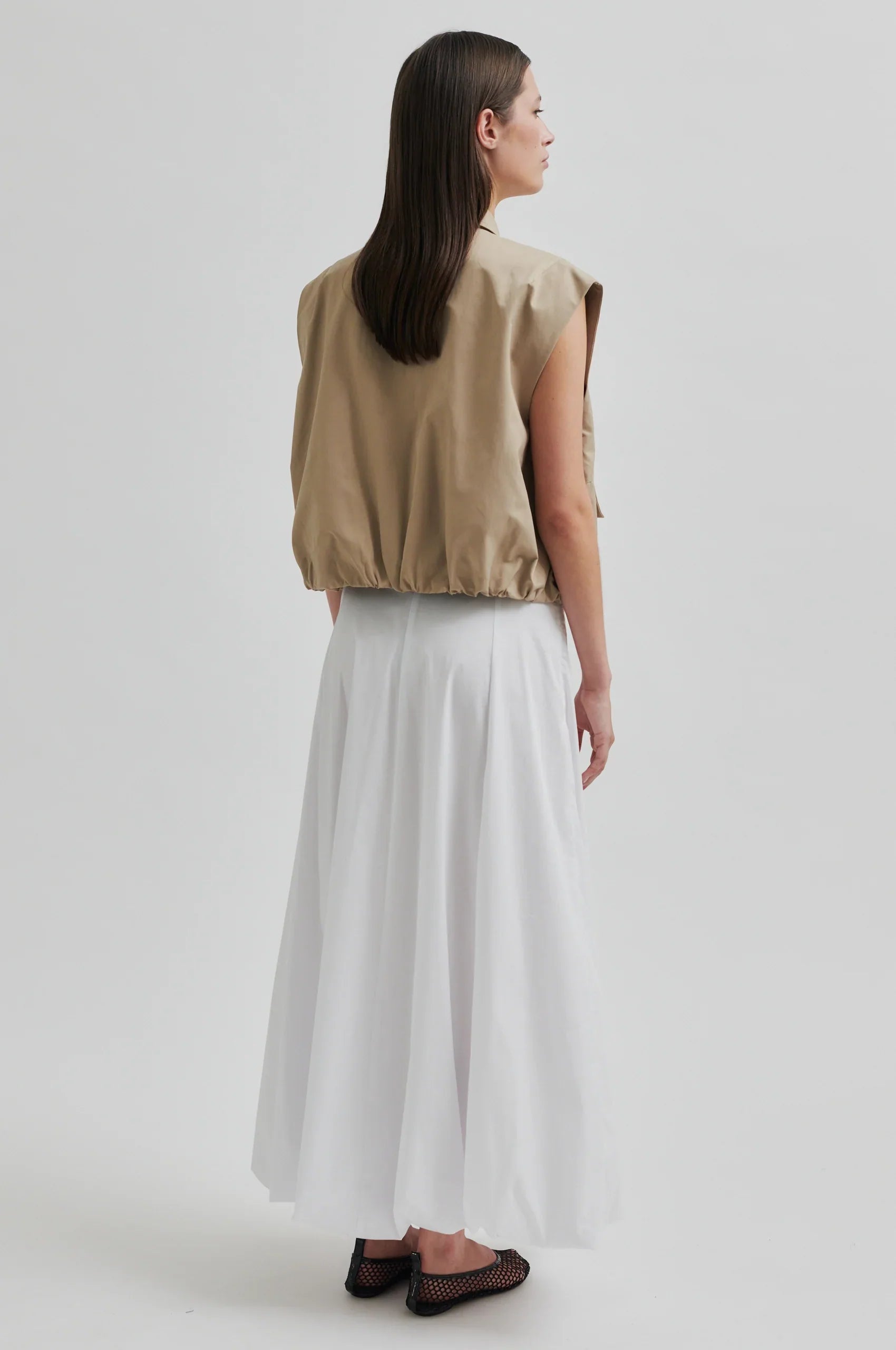 Viktoria Balloon Skirt white
