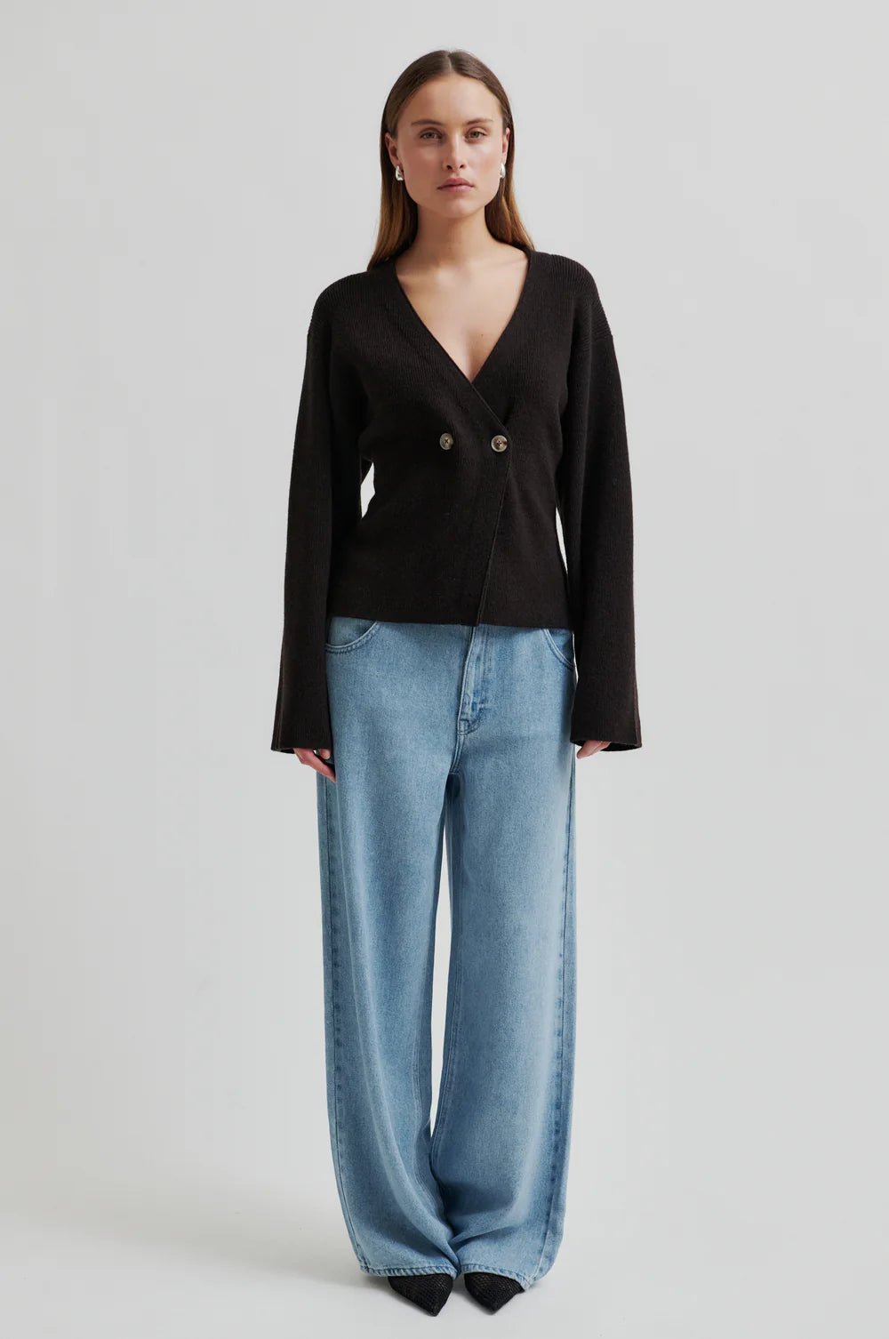 Vigga Knit Cardigan - HEY LOU STUDIO