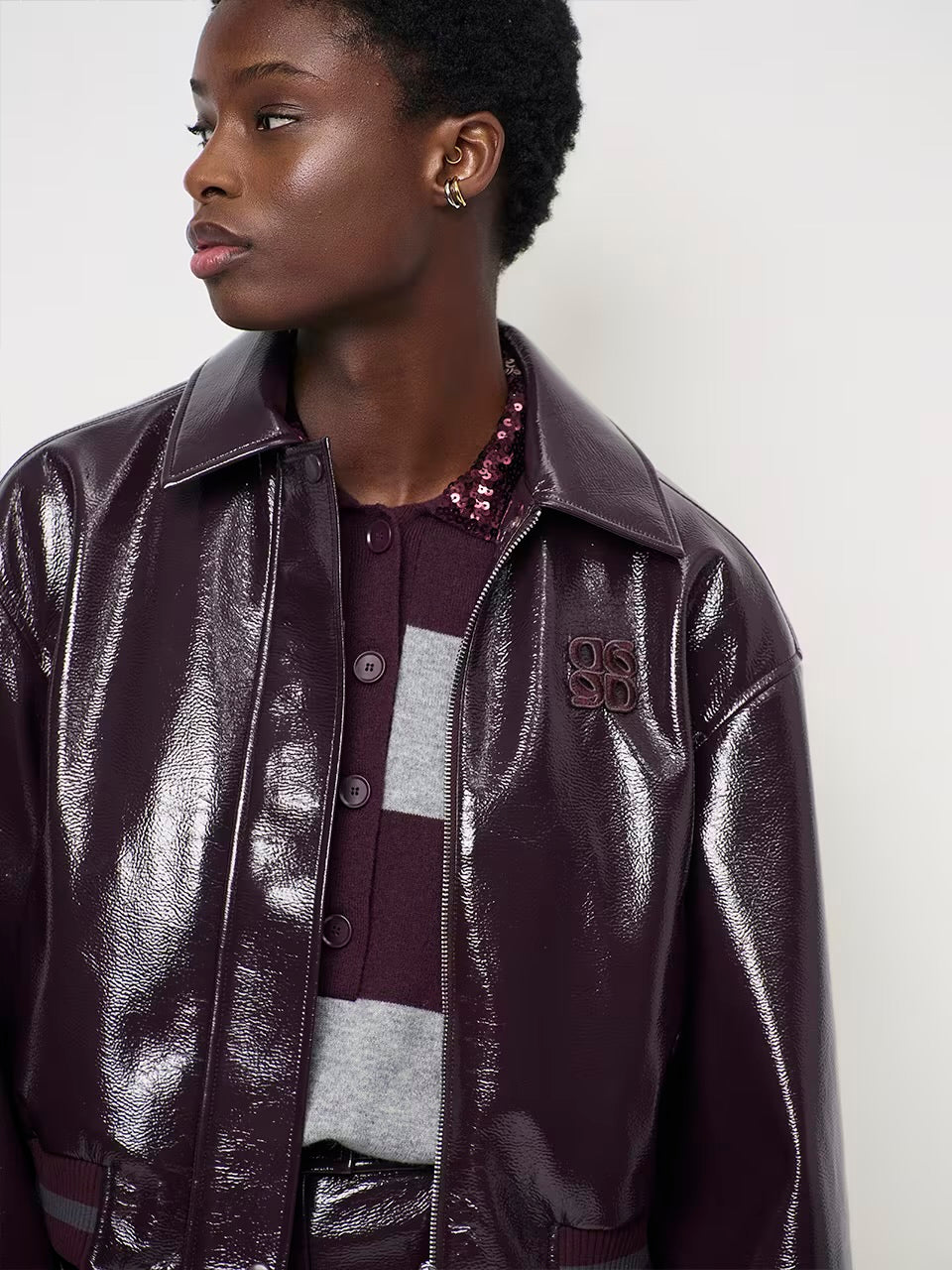 Dalyn faux leather Bomber