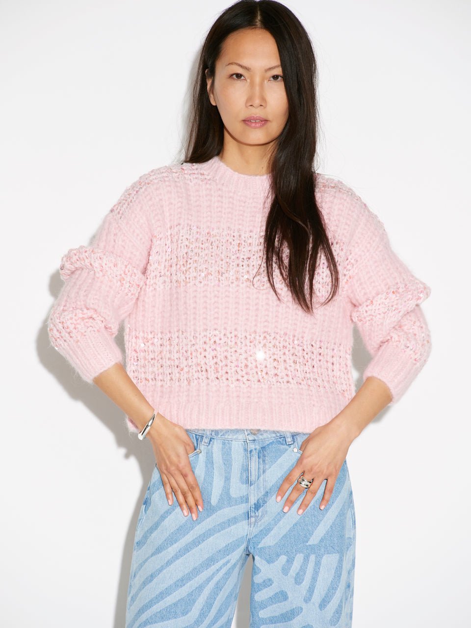 Zamo Stripe Sweater - HEY LOU STUDIO