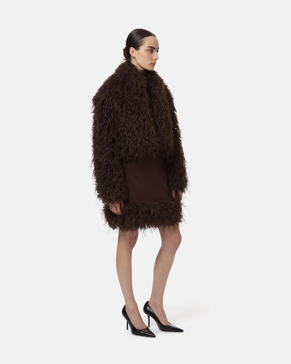 Ginette Mongolian Jacke deep brown