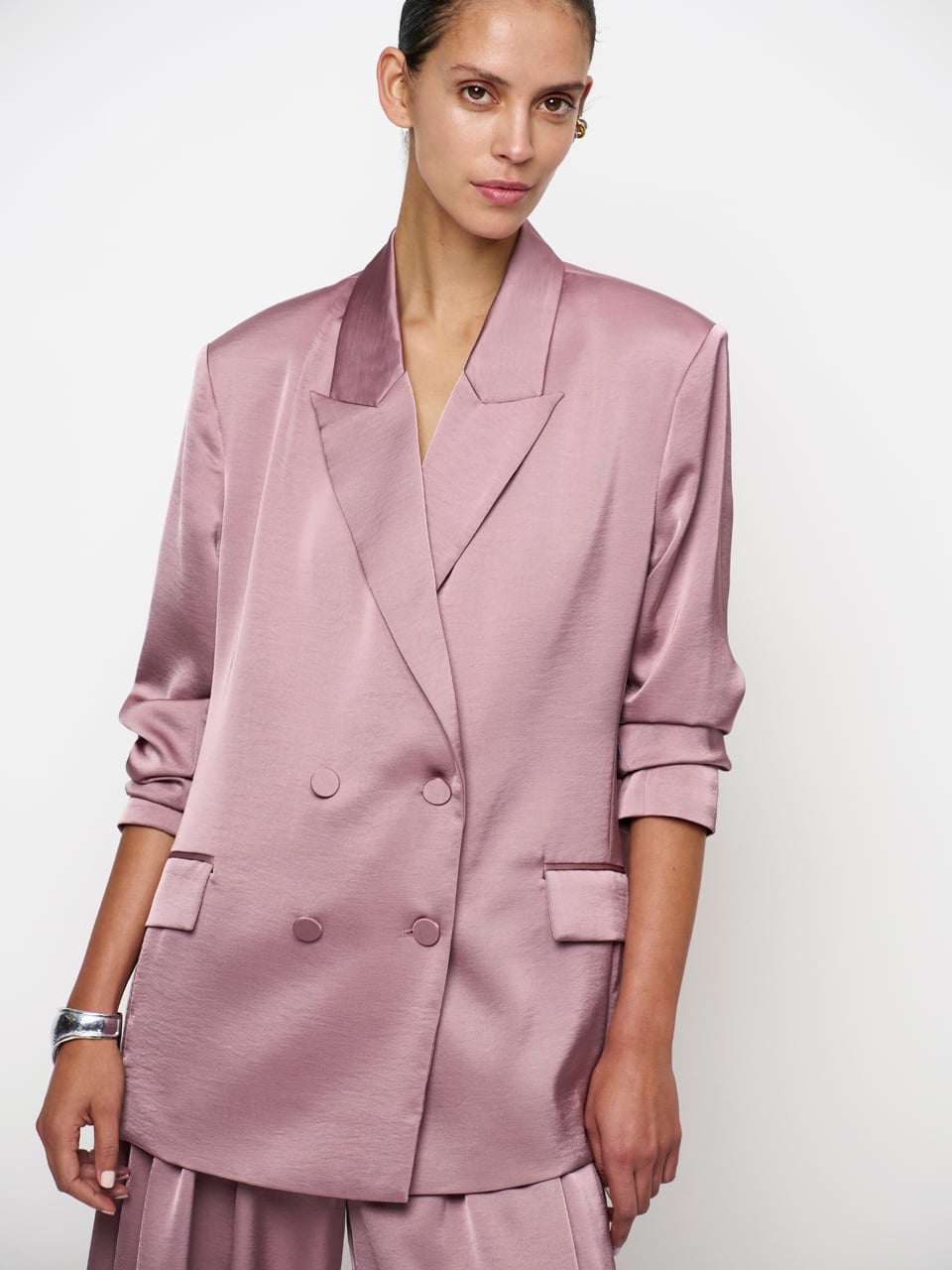 Dante6 Sevigny relaxed Satin Blazer
