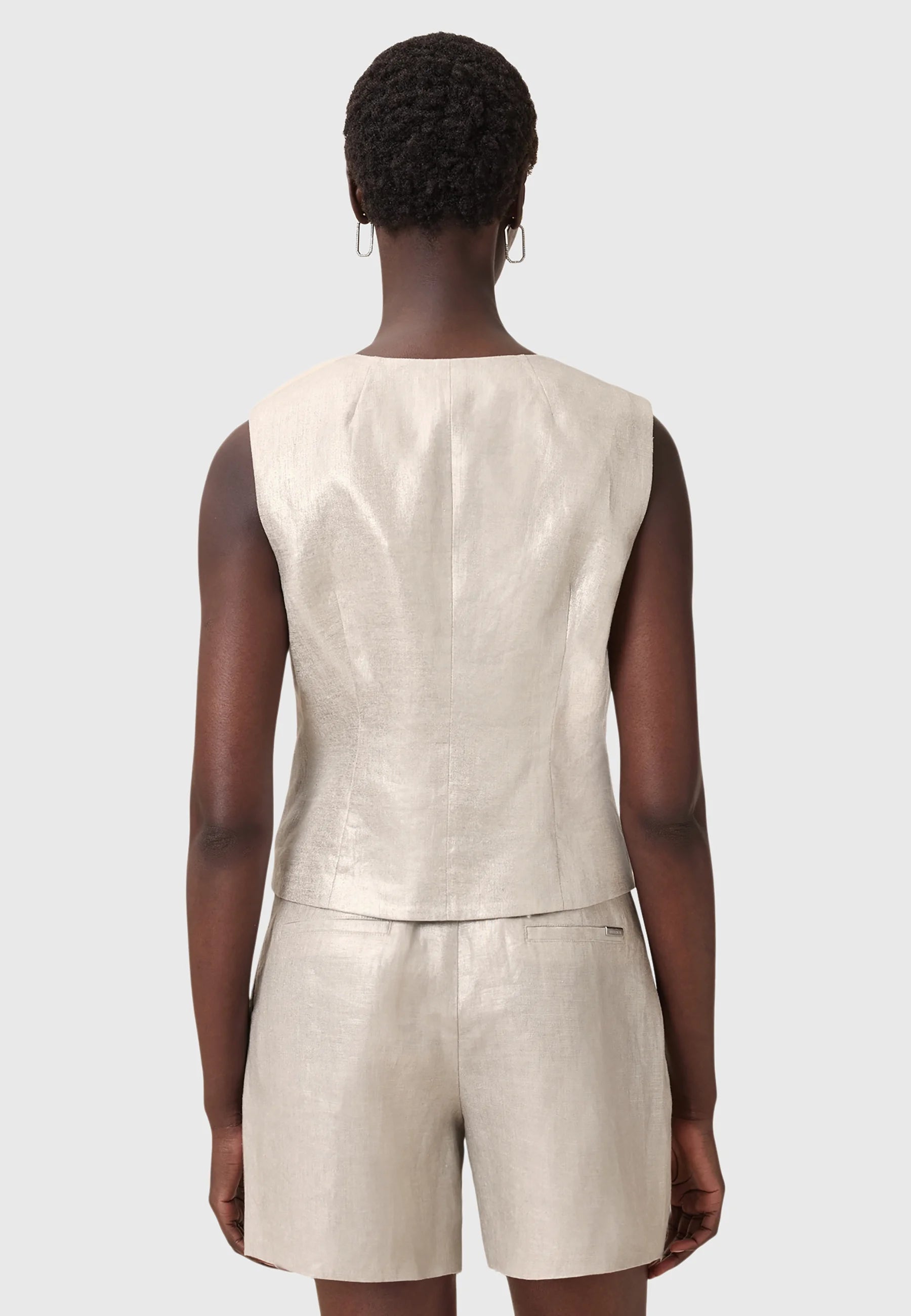 AVERIE Waistcoat Silver grey UK
