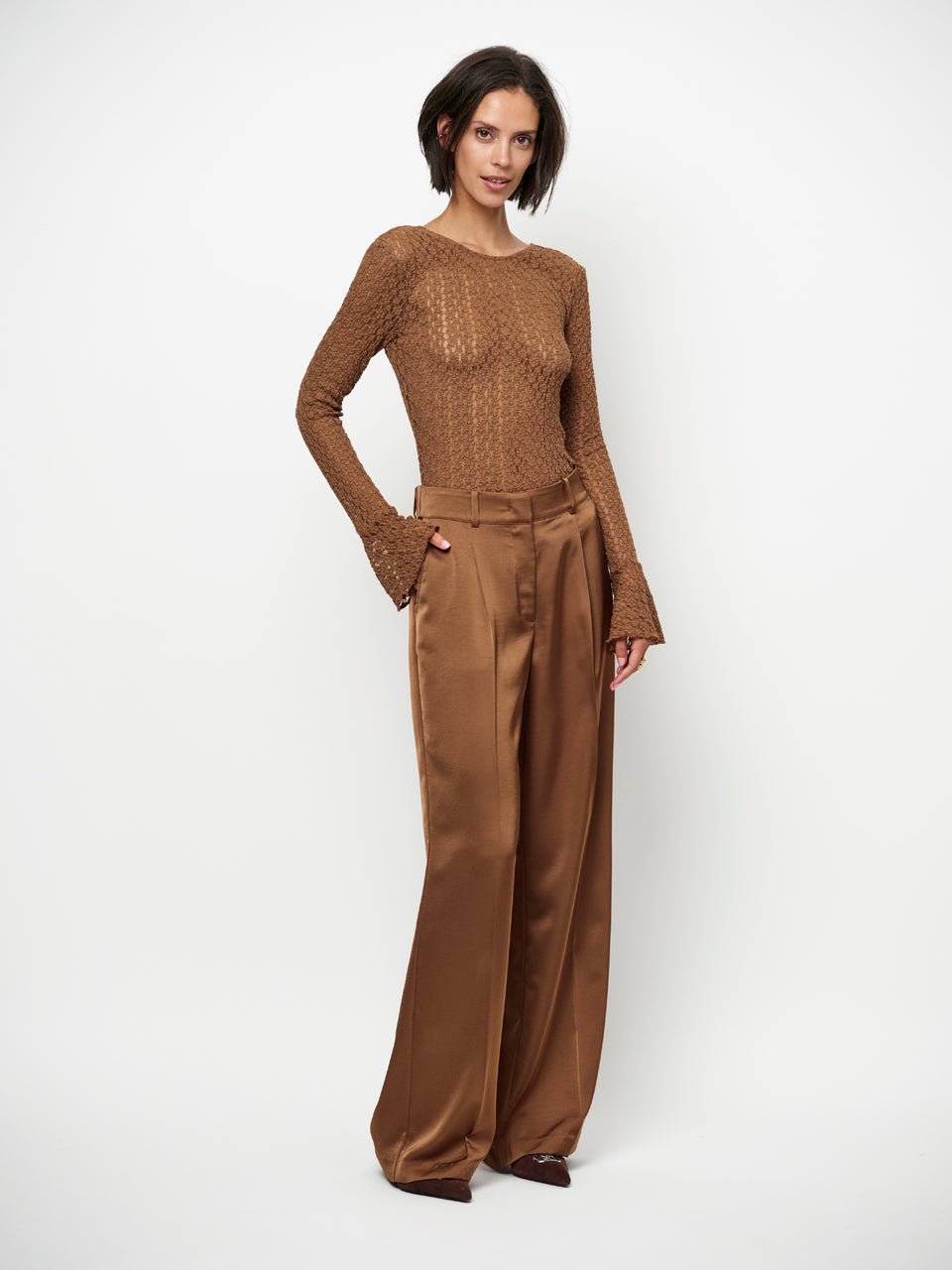 Giva lace layering top - HEY LOU STUDIO