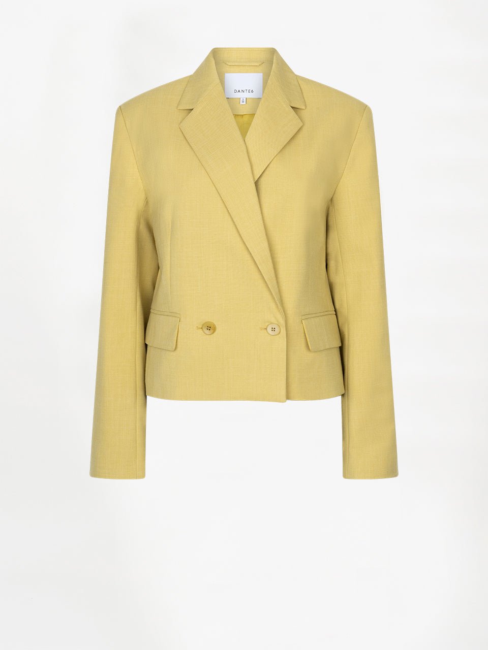 Reyes cropped Blazer - HEY LOU STUDIO