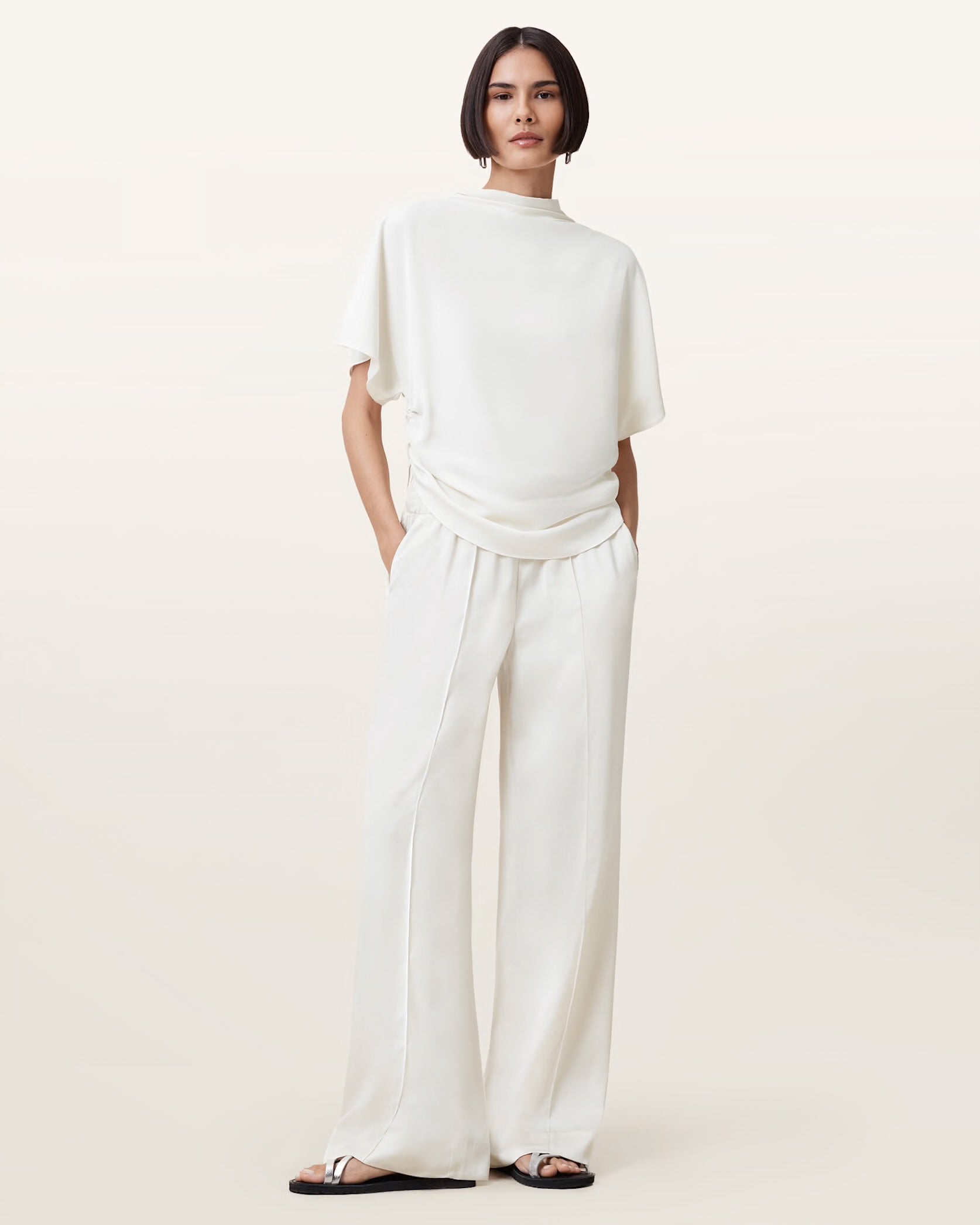 ALLSAINTS Leslie Top Antique White - HEY LOU STUDIO