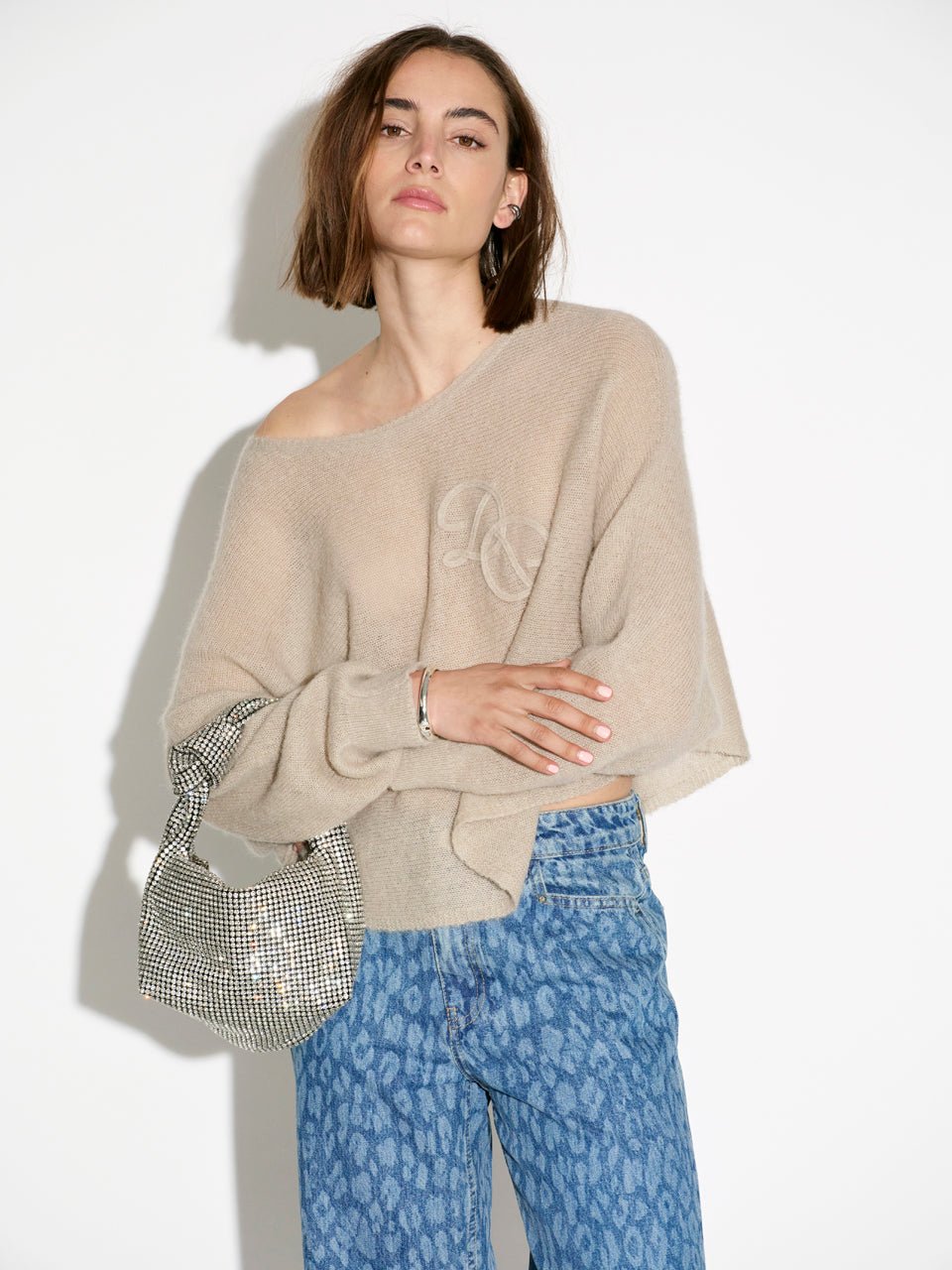 Montre monogram Sweater - HEY LOU STUDIO