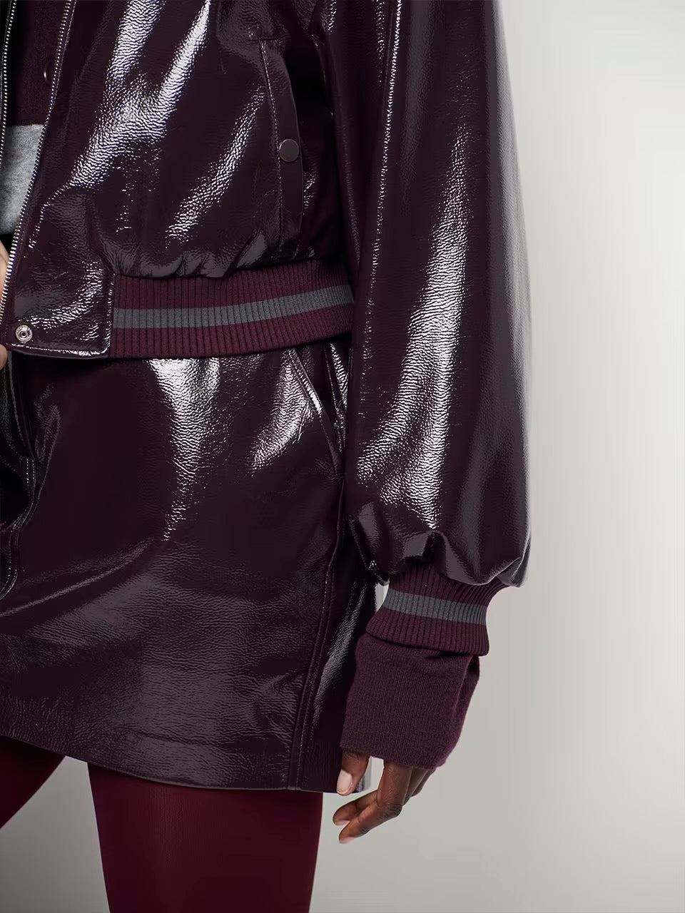 Dalyn faux leather Bomber