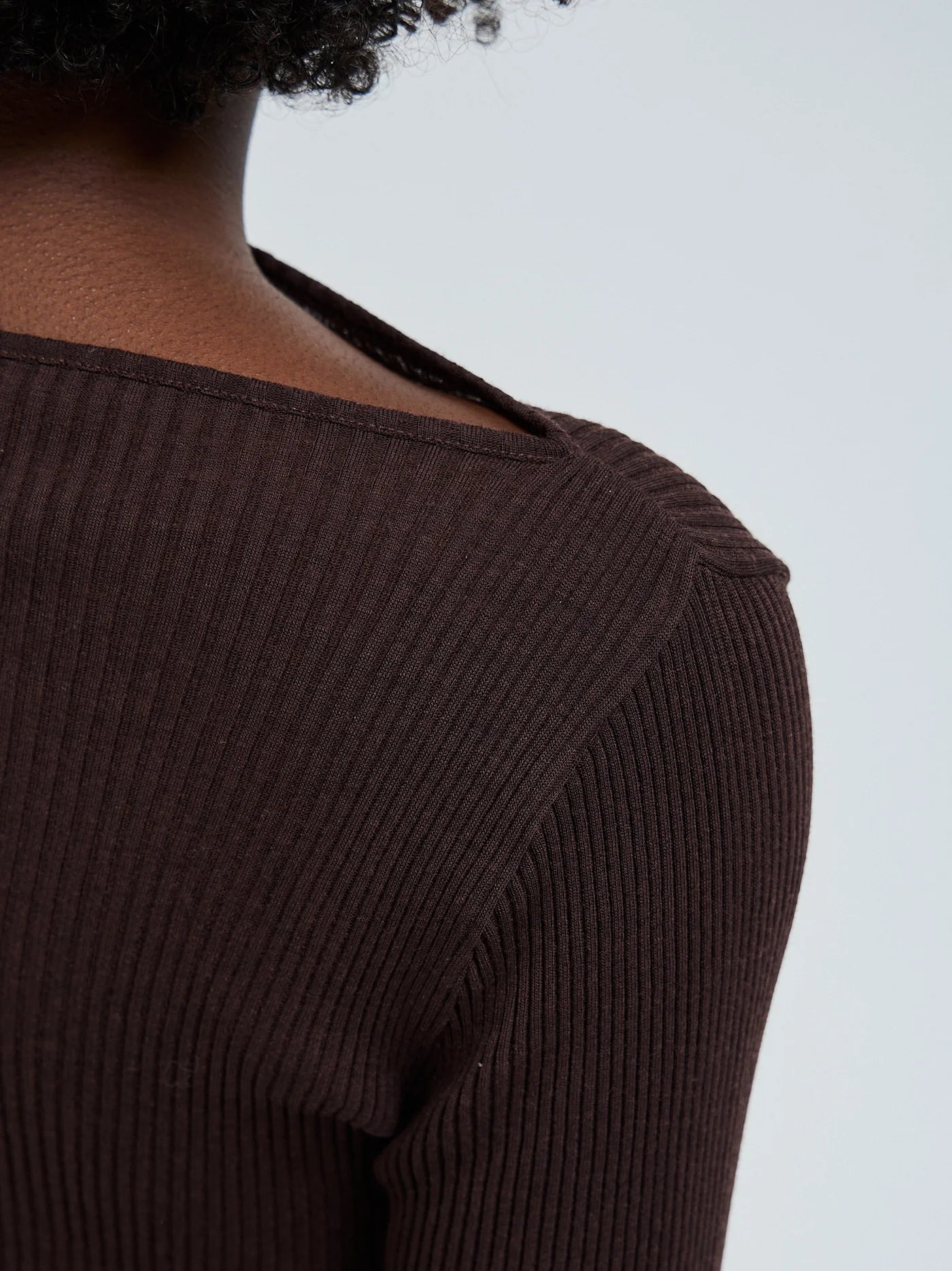 Elegante Oberteil dark brown