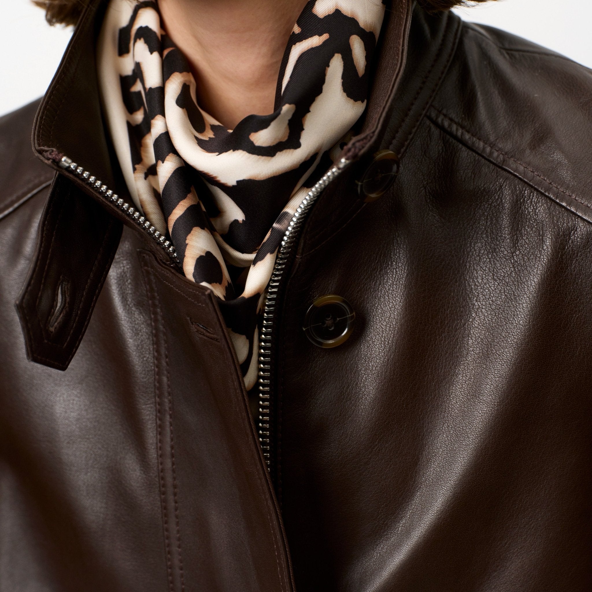 Dante6 Zebra scarf - HEY LOU STUDIO