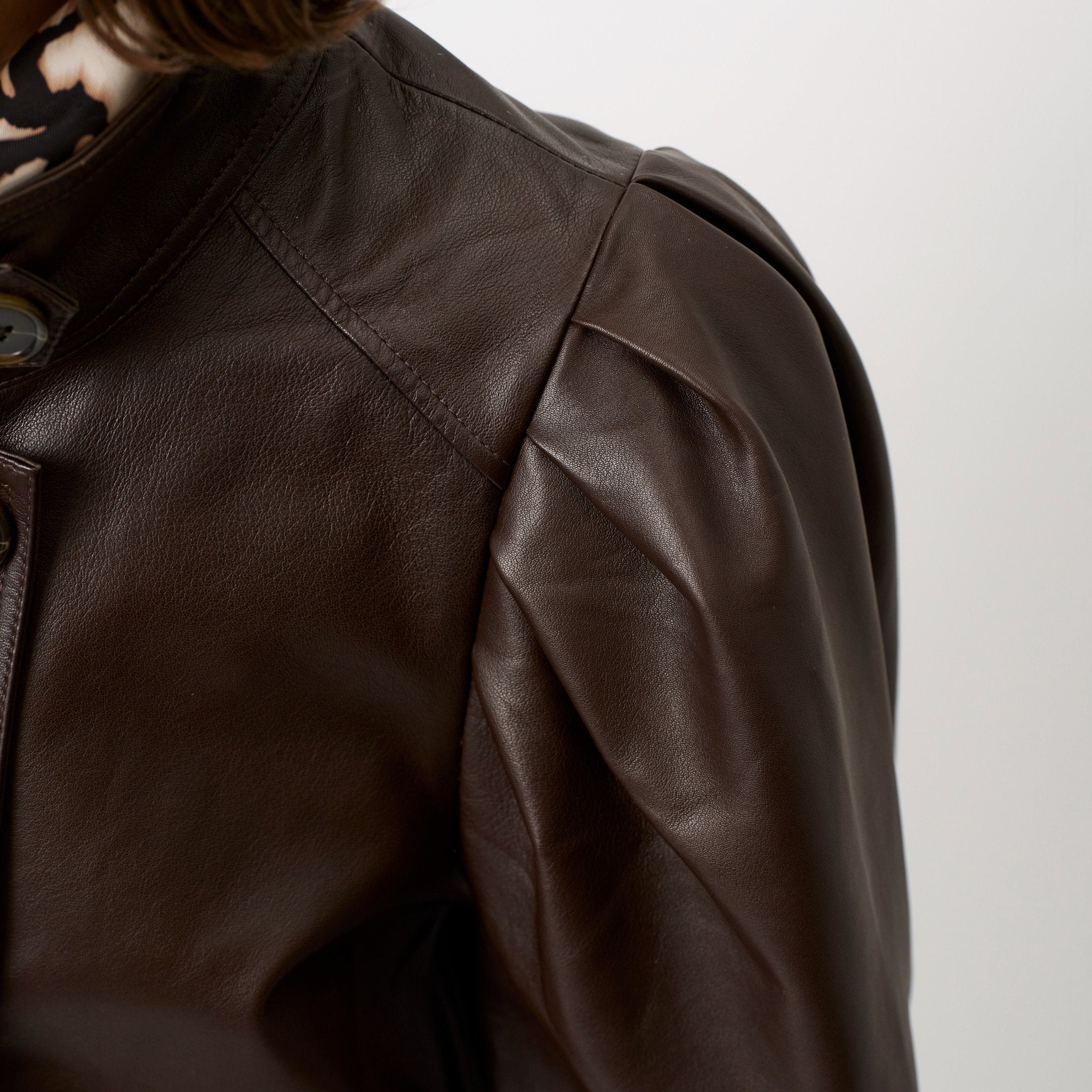 Dante6 Kyrilo cropped leather Jacket - HEY LOU STUDIO