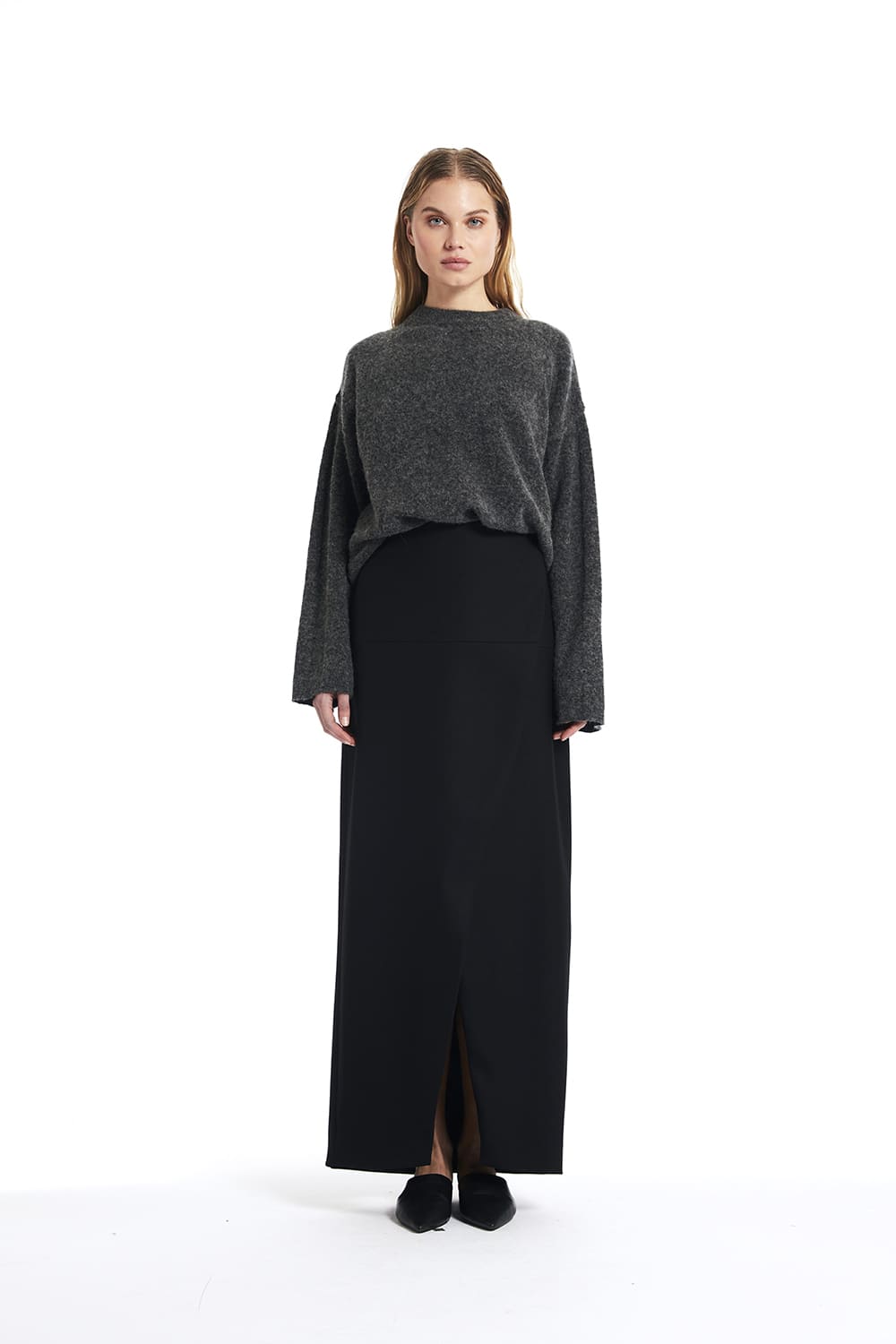 Lyra wool skirt - HEY LOU STUDIO