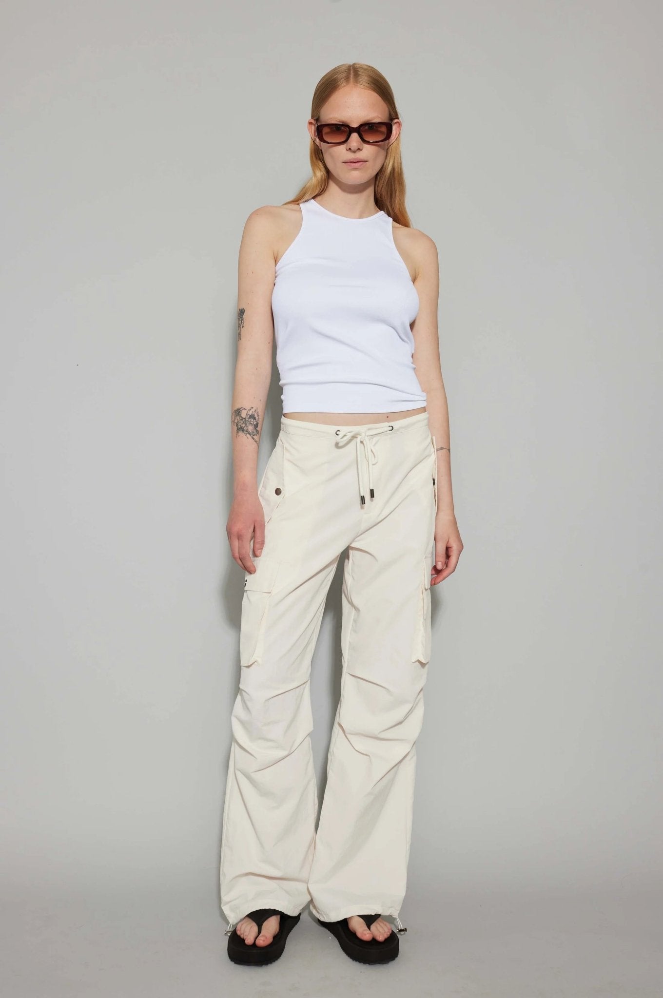 Poppy Cargo Pants - HEY LOU STUDIO