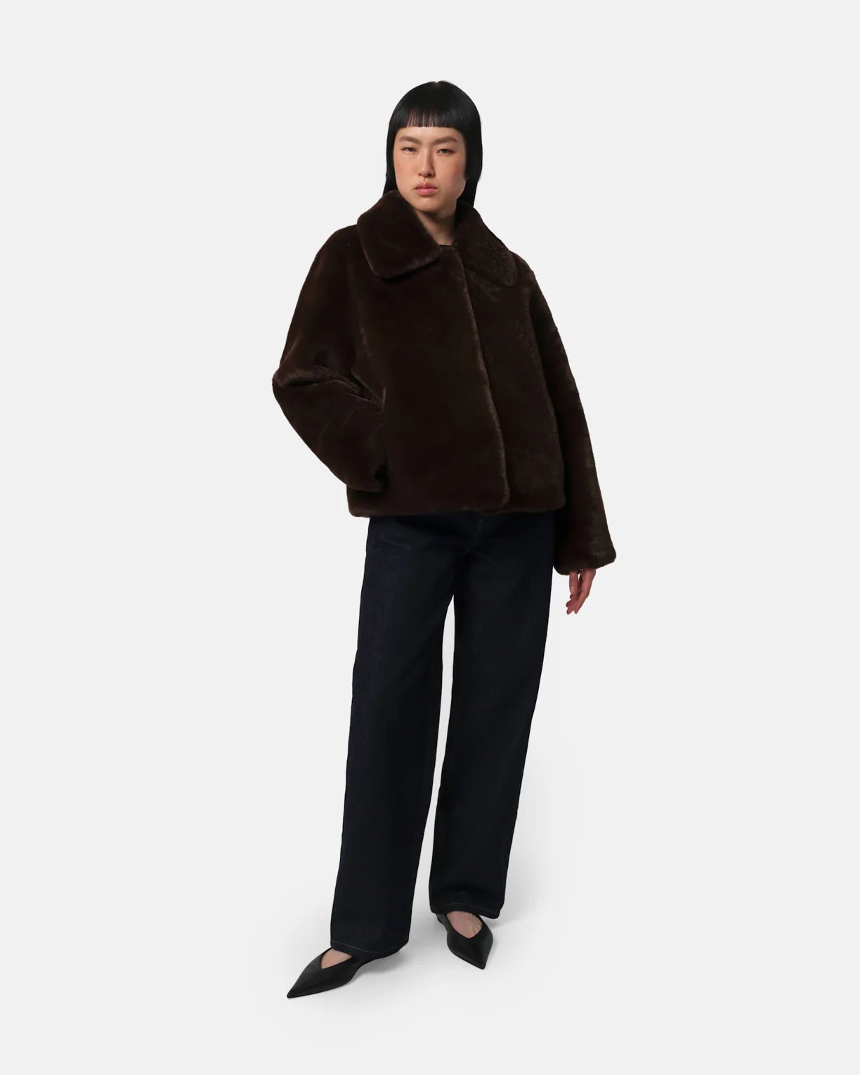 Elis Coat Espresso - HEY LOU STUDIO