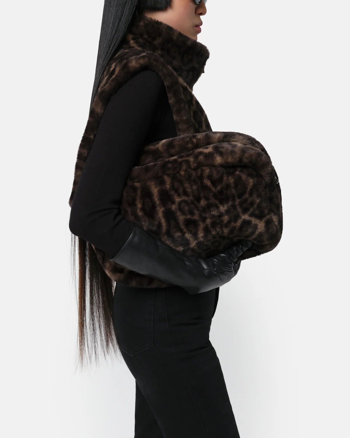 Jumbo Leopard Noor Pochette - HEY LOU STUDIO