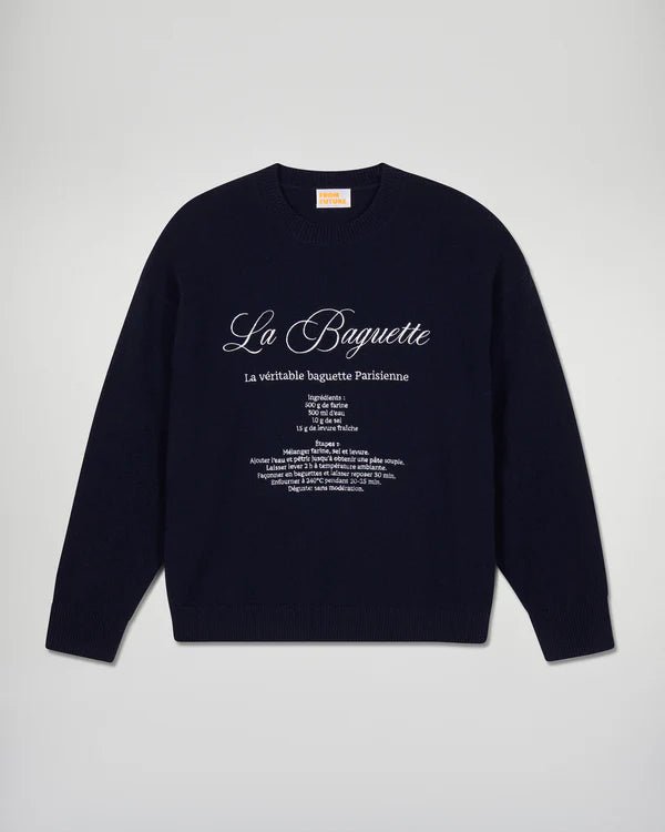 Pullover Rundhals La Baguette - HEY LOU STUDIO